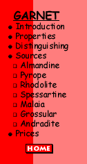 garnet menu