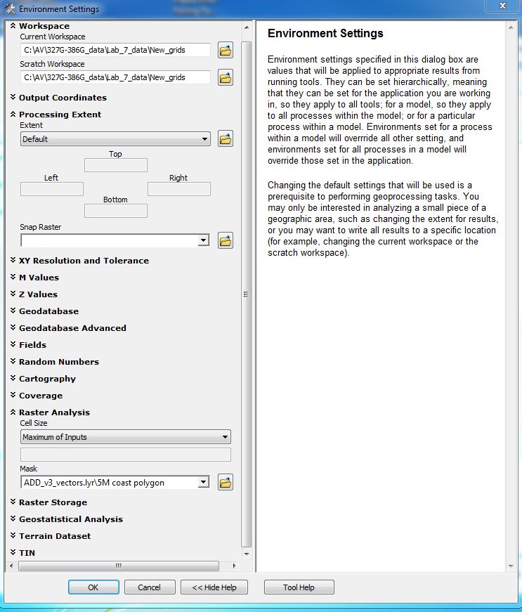 Environment Settings