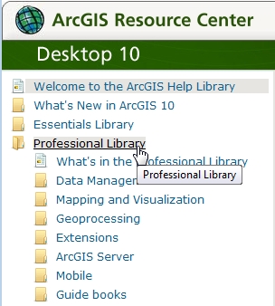 ArcGIS v. 10 Desktop Help