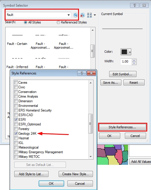 Symbol selector