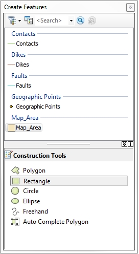 Create Feature window