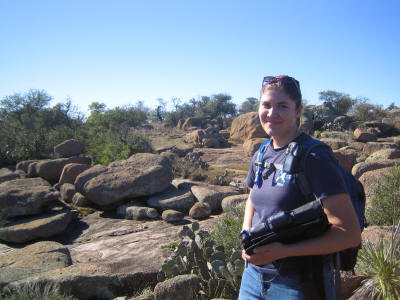 Becky with tablet