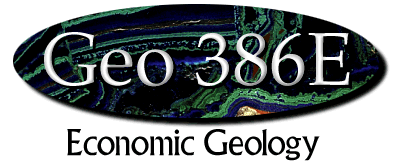 Geo 381R - Regional Studies in Mineral Resources Geology