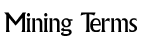 Mining Terms