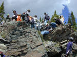 Buckle folds, Silver Hill Fm., near Hecla, '02 